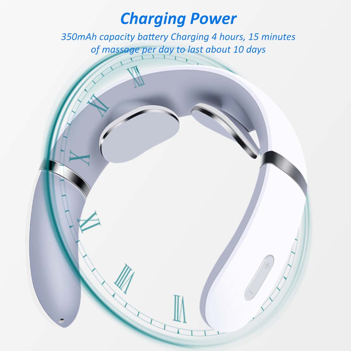 HANNEA Neck Massager for Cervical Pain Relief Neck and Shoulder Massager with Heat 4 Modes Portable Cordless Massage for Neck Pain Relief at Home Office Outdoor Travel HANNEA Neck Massager for Cervical Pain Relief Neck and Shoulder Massager with Heat 4 Modes Portable Cordless Massage for Neck Pain Relief at Home Office Outdoor Travel